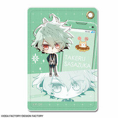 Collar x Malice -Unlimited- Leather Pass Case Design 05 (Takeru Sasazuka)