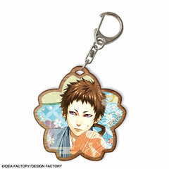 Hakuouki Yuugiroku Taishi-tachi no Daienkai Wooden Keychain Design 10 (Susumu Yamazaki)