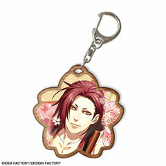 Hakuouki Yuugiroku Taishi-tachi no Daienkai Wooden Keychain Design 06 (Sanosuke Harada)
