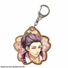 Hakuouki Yuugiroku Taishi-tachi no Daienkai Wooden Keychain Design 13 (Ryoma Sakamoto)