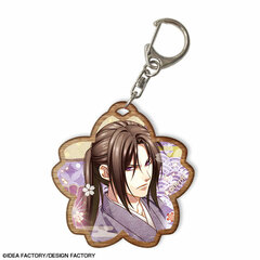 Hakuouki Yuugiroku Taishi-tachi no Daienkai Wooden Keychain Design 02 (Toshizo Hijikata)