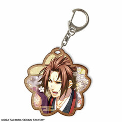 Hakuouki Yuugiroku Taishi-tachi no Daienkai Wooden Keychain Design 12 (Tonomo Souma)