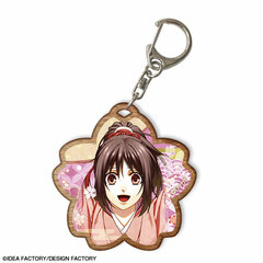 Hakuouki Yuugiroku Taishi-tachi no Daienkai Wooden Keychain Design 01 (Chizuru Yukimura)