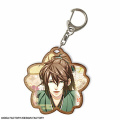 Hakuouki Yuugiroku Taishi-tachi no Daienkai Wooden Keychain Design 11 (Hachiro Iba)