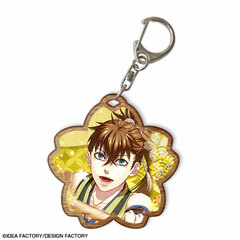 Hakuouki Yuugiroku Taishi-tachi no Daienkai Wooden Keychain Design 05 (Heisuke Toudou)