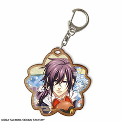 Hakuouki Yuugiroku Taishi-tachi no Daienkai Wooden Keychain Design 04 (Hajime Saitou)