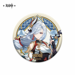 Genshin Impact Liyue Harbor Series Chara Tin Badge Shenhe