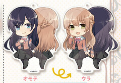 Eformed Bloom Into You Yorisoi Acrylic Ballchain Touko Nanami & Sayaka Saeki
