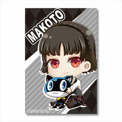 Gyugyutto BIG Square Tin Badge PERSONA5 the Animation Makoto Niijima