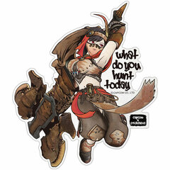 CAPCOM x B-SIDE LABEL Sticker - Monster Hunter: World: Kulu Equipped