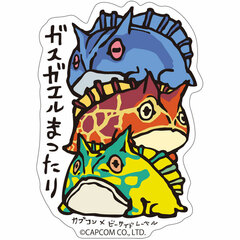 CAPCOM x B-SIDE LABEL Sticker - Monster Hunter: World: Gasugaeru Mattari