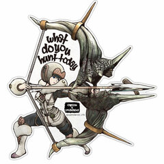 CAPCOM x B-SIDE LABEL Sticker - Monster Hunter: World: Urumu- Alpha Equipped