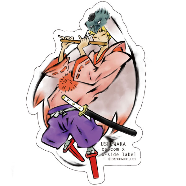 CAPCOM x B-SIDE LABEL Sticker - Okami: Ushiwaka
