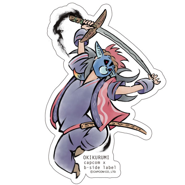 CAPCOM x B-SIDE LABEL Sticker - Okami: Okikurimi