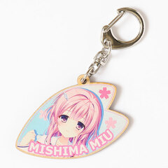 D.C.4 -Da Capo 4- Wood Keychain -Miu Mishima-