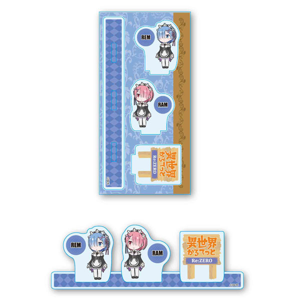 Acrylic Figure Isekai Quartet Rem & Ram