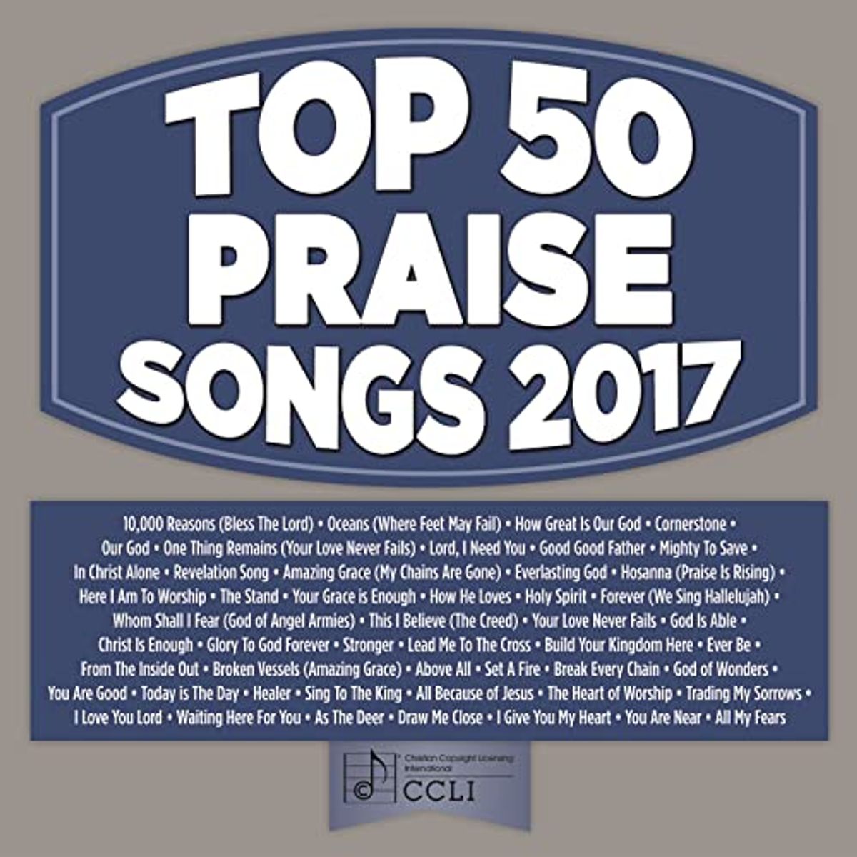 Top 50 Praise Songs 2017 (CD)