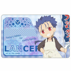 Emiya-san Chi no Kyou no Gohan IC Card Sticker Lancer SD