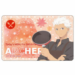 Emiya-san Chi no Kyou no Gohan IC Card Sticker Archer