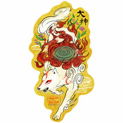 CAPCOM x B-SIDE LABEL Sticker - Okami: Gold Folding Screen