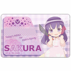 Emiya-san Chi no Kyou no Gohan IC Card Sticker Sakura Matou SD