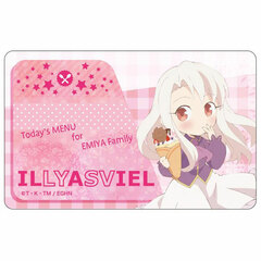 Emiya-san Chi no Kyou no Gohan IC Card Sticker Illyasviel SD