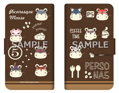 Persona 5 Picaresque Mouse Book-style Smartphone Case M Size