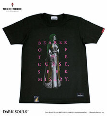 Dark Souls x TORCH TORCH / Emerald Herald's T-shirt: Ink Black M Size