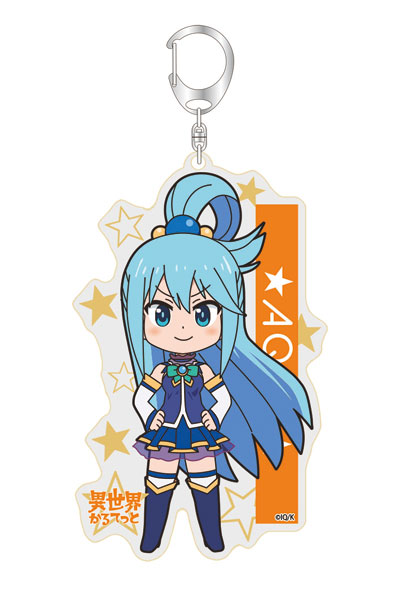 Isekai Quartet Acrylic Keychain (4) Aqua