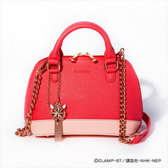 Cardcaptor Sakura Sakura Kinomoto Model 2WAY Hand Bag Pastel Red