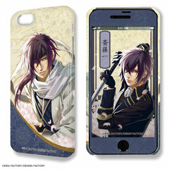 DezaJacket Hakuouki Shinkai iPhone 7/8 Case & Protection Sheet Design 03 (Hajime Saitou)