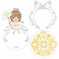 Cardcaptor Sakura: Clear Card Acrylic Stand 100mm Mini Chara Battle Costume Clear