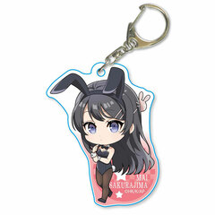 Tekutoko Acrylic Keychain Seishun Buta Yarou wa Bunny Girl Senpai no Yume wo Minai Mai Sakurajima (Bunny Girl ver.)