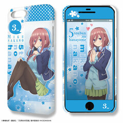 DezaJacket The Quintessential Quintuplets iPhone 7 Plus/8 Plus Case & Protection Sheet Design 03 (Miku Nakano)