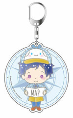 Ensemble Stars! x Sanrio Characters Deka Keychain fine x CINNAMOROLL Yuzuru Fushimi