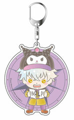 Ensemble Stars! x Sanrio Characters Deka Keychain UNDEAD x KUROMI Koga Ogami