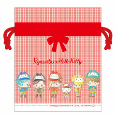 Ensemble Stars! x Sanrio Characters Drawstring Bag Ryuseitai x HELLO KITTY