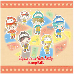 Ensemble Stars! x Sanrio Characters Microfiber Ryuseitai x HELLO KITTY
