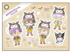 Ensemble Stars! x Sanrio Characters Synthetic Leather Pass Case UNDEAD x KUROMI