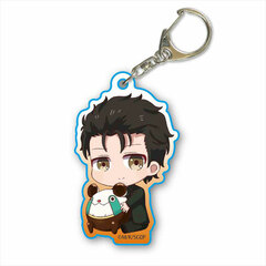 Gyugyutto Acrylic Keychain - Steins;Gate 0: Rintaro Okabe