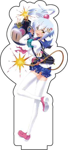 Bomber Girl BIG Acrylic Stand (1) Shiro