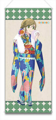 Yuru Camp New Illustration Aoi Japanese-styled Crepe Pattern BIG Wall Scroll%
