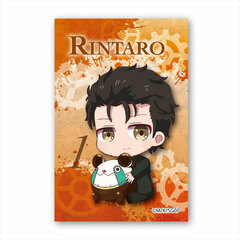 Gyugyutto BIG Square Tin Badge - Steins;Gate 0: Rintaro Okabe