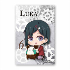 Gyugyutto BIG Square Tin Badge - Steins;Gate 0: Luka Urushibara