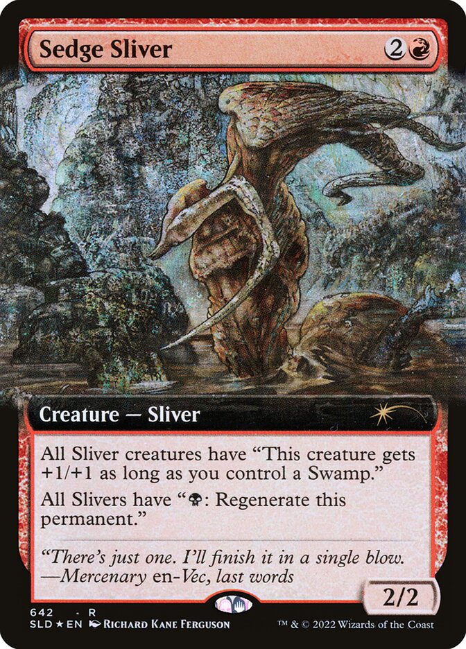 Sedge Sliver - Foil - Extended Art