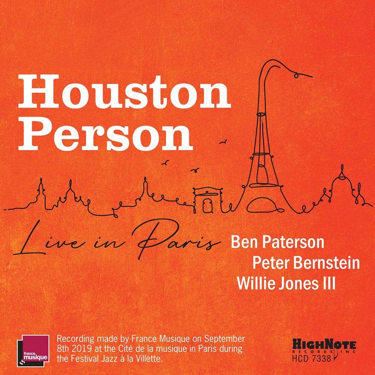 Houston Person Live In Paris (CD)