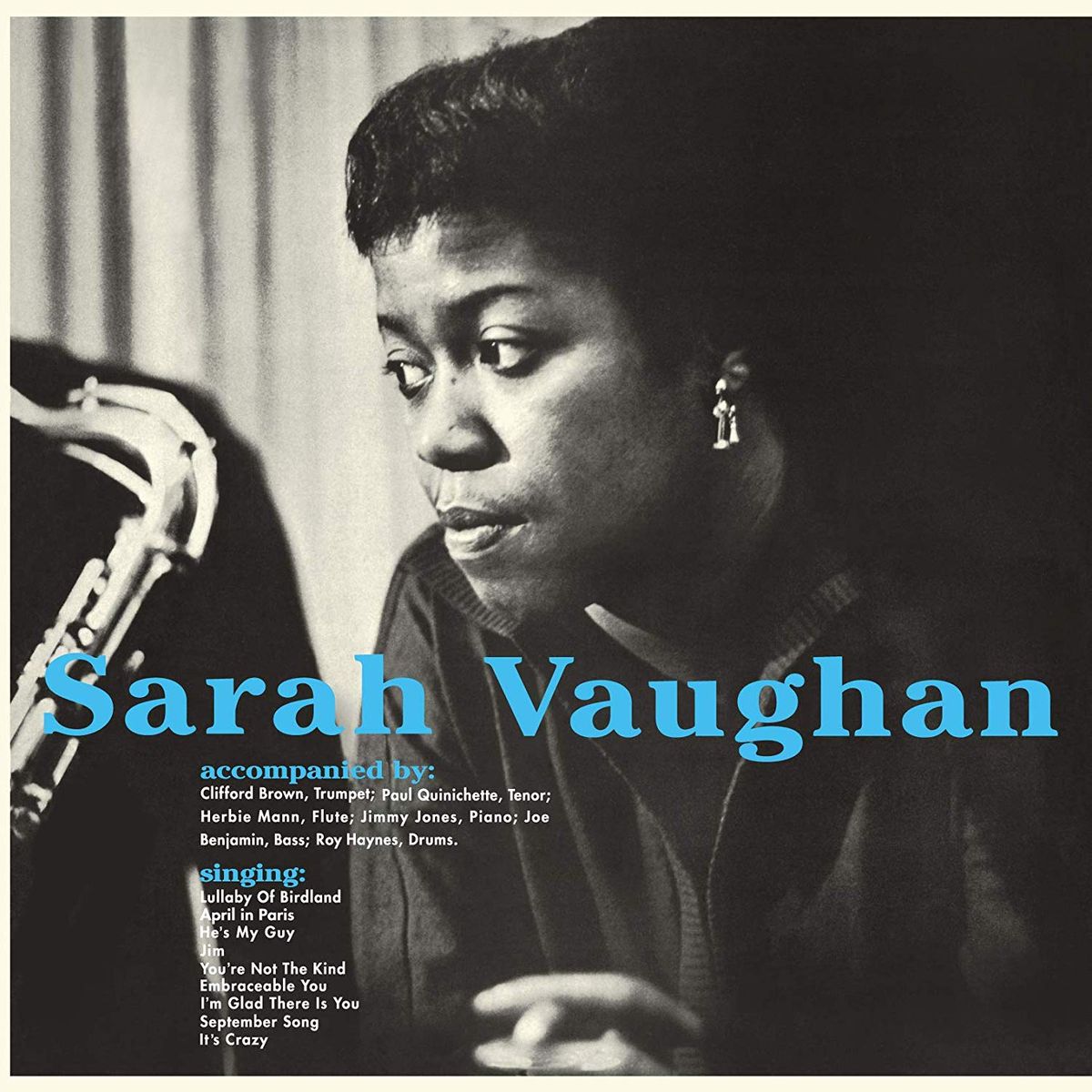 Sarah Vaughan With Clifford Brown [Blue Vinyl] (LP)
