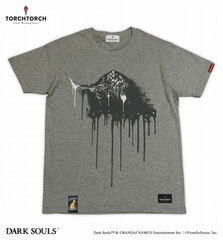 Dark Souls x TORCH TORCH - Gravelord Nito T-shirt: Heather Gray / S Size