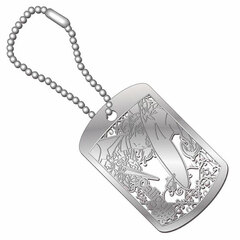 Caligula - Metal Art Dog Tag: Suzuna Kagura