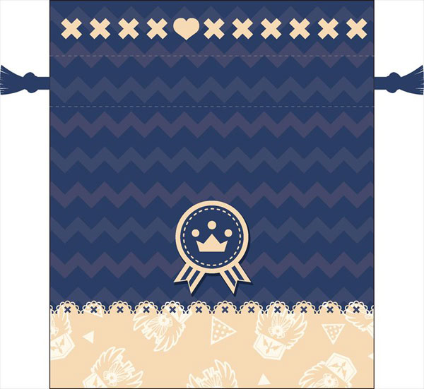 DAME x PRINCE ANIMECARAVAN - Drawstring Bag: Serenfaren